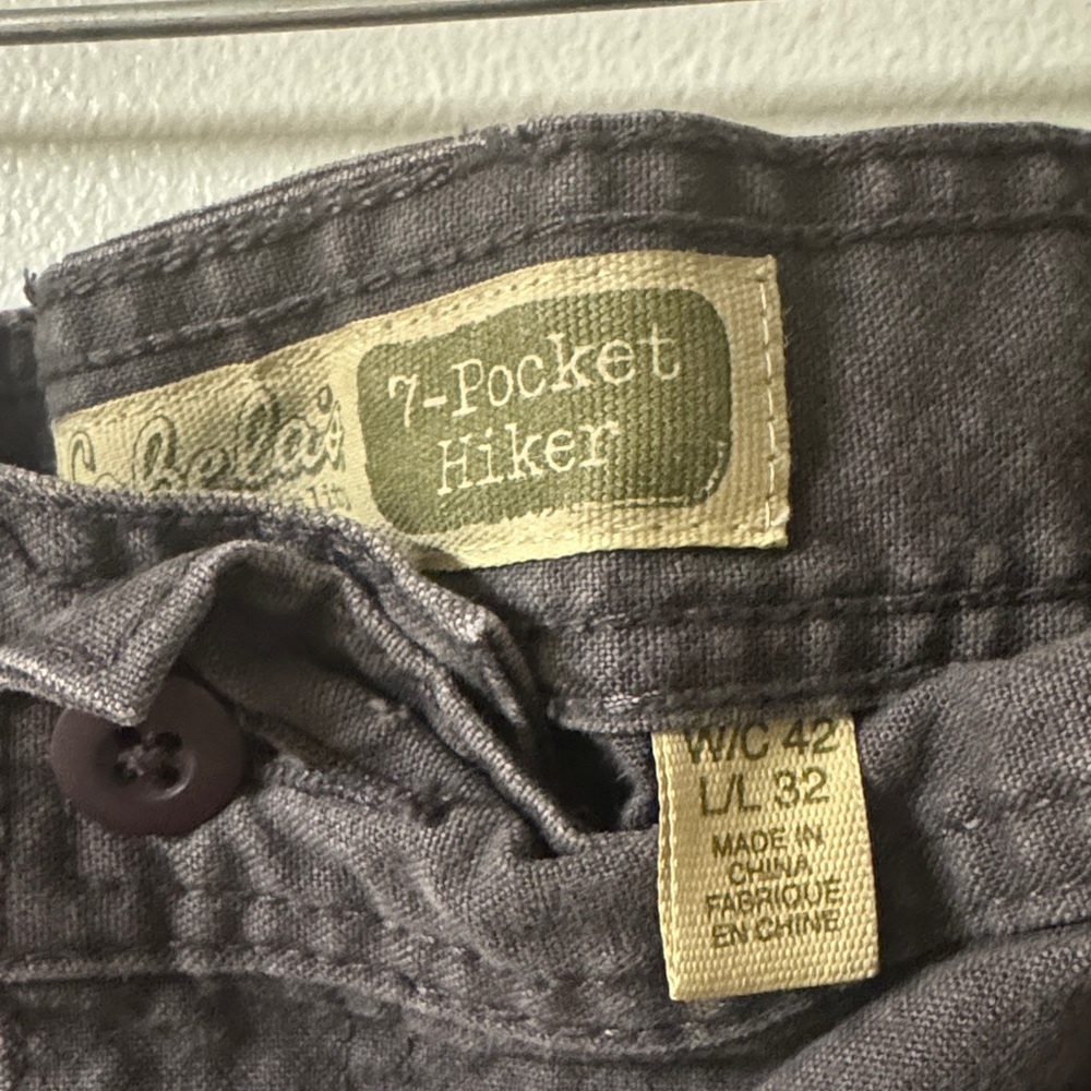 Cabela's Charcoal Cargo Pants for Men - Picture 2 of 7
